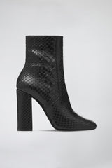 BLACK PYTHON BOOTIES