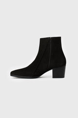 KEIZO BLACK SUEDE LEATHER BOOTS