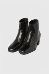 KEIZO BLACK LEATHER BOOTS