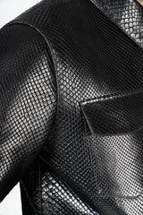 BLACK PYTHON LONDON JACKET