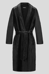 CAPPOTTO IN PITONE NERO