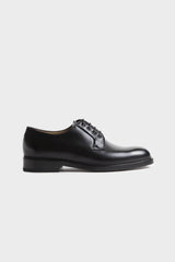 BLACK CALF LEATHER DERBY