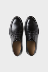 BLACK CALF LEATHER DERBY