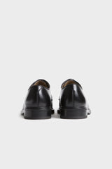 BLACK CALF LEATHER DERBY