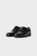 BLACK CALF LEATHER DERBY