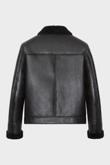 BLACK AVIATOR JACKET