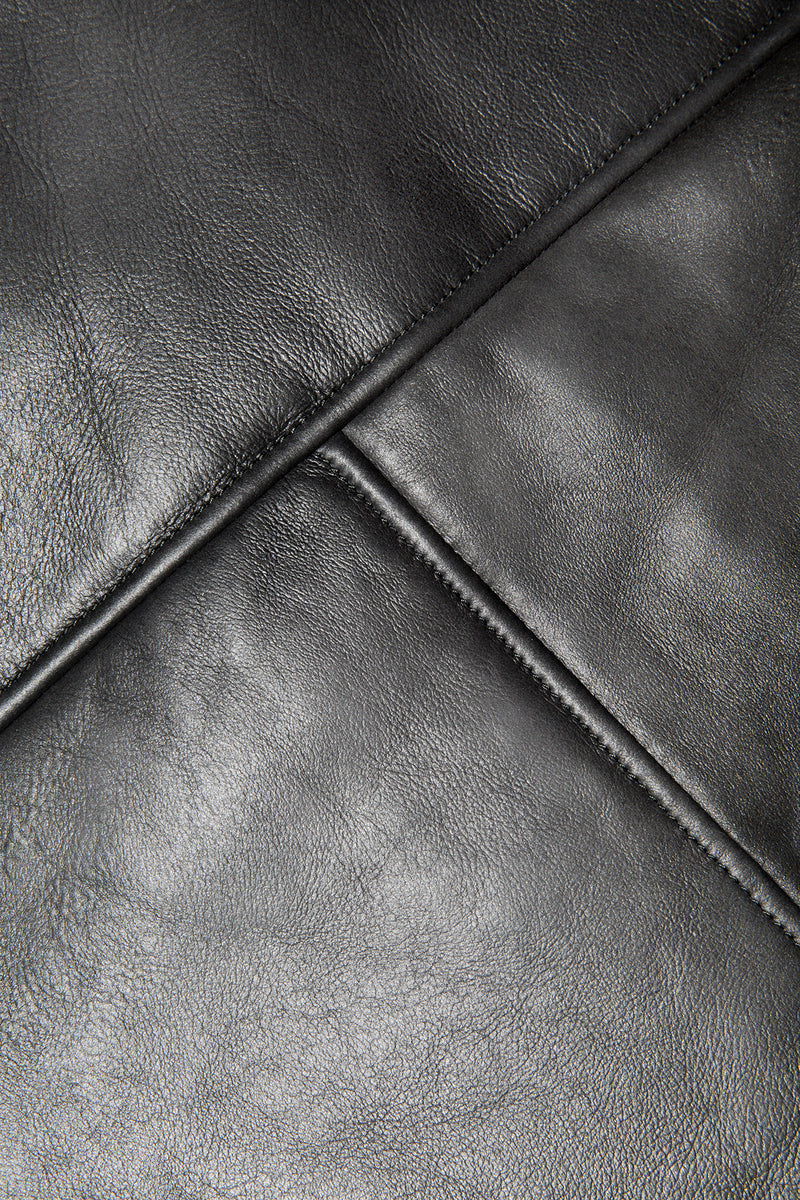 BLACK AVIATOR JACKET